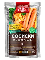 Сосиски с макаронами