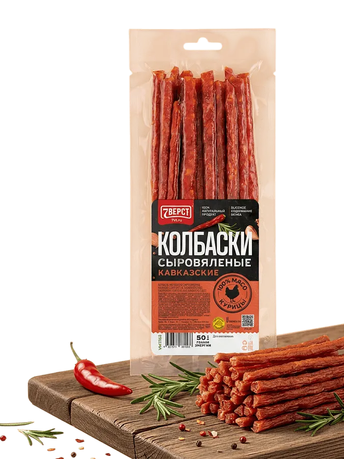 Колбаски куриные кавказские